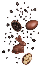 Chocolate Easter Eggs and sweet candy