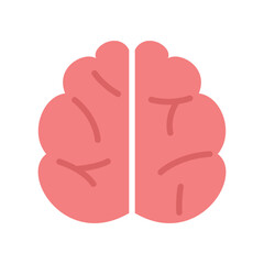 Brain mind vector icon symbol design
