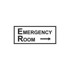 emergency room icon , medical icon