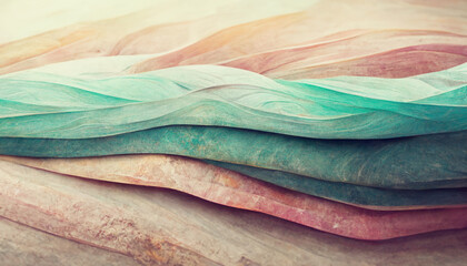 Abstract twirling pastel colors background design,organic twirling pastel lines background with space for text