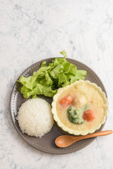 クリームシチューランチ