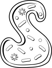 Cute Cookie Alphabet S