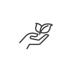 Natural product line icon