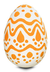 Easter egg painted in different colors