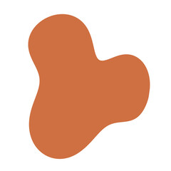 abstract shapes in pastel color.