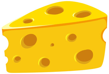 Emmentaler cheese vector concept