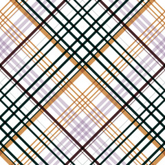 plaid patterns design textile is made with alternating bands of coloured pre dyed threads woven as both warp and weft at right angles to each other.
