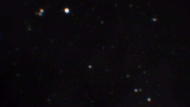 3D rendering world disintegrating and dissolve in the end visual effect motion clip on galaxy in the background.