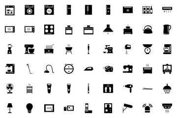 SVG home appliances Icons Set