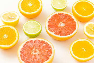 柑橘系フルーツの断面