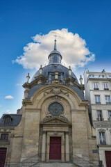 Fototapeta na wymiar Paris, the Saint-Paul church in the Marais 