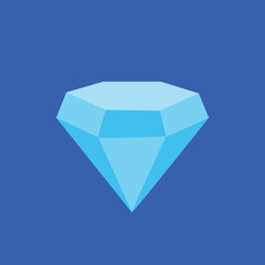 Crystal, diamond, gemstone - illustration