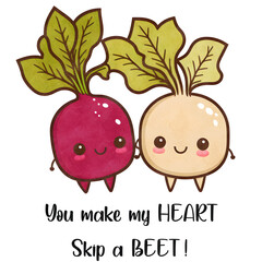 You Make My Hart Skip A Beet Valentine