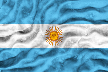 National flag  of Argentina. Background  with flag  of Argentina.