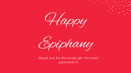 happy Epiphany wish and gift