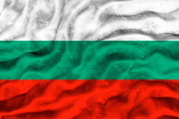 National flag of Bulgaria. Background  with flag  of Bulgaria