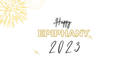 Epiphany wish with white background 2023