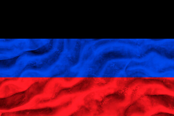 National flag of Donetsk People's Republic. Background  with flag of Donetsk People's Republic.