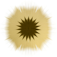 Obraz premium Abstract transparent golden burst texture design element.
