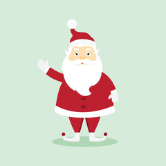 santa character in christmas celebration