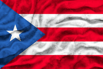 National flag of Puerto-Rico. Background  with flag of Puerto-Rico.