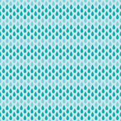 Blue raindrops seamless patterns, background, 