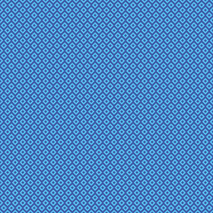 Blue square mosaic seamless pattern, vector, background