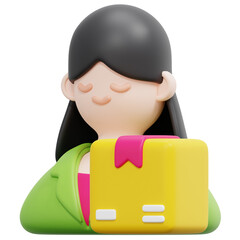 product manager 3d render icon illustration