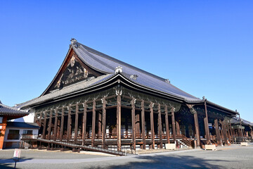 京都市の世界文化遺産 西本願寺の国宝御影堂	