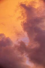 Sunset Cloudscape Background Natural Pattern