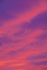 Sunset Cloudscape Background Natural Pattern