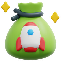 venture 3d render icon illustration