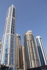 Fototapeta na wymiar Dubai city skyscraper