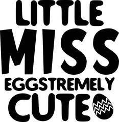 Obraz premium Little Miss Eggstremely Cute