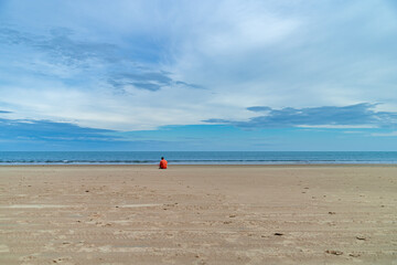 Obraz premium Casino beach, world's longest sea sandy beach