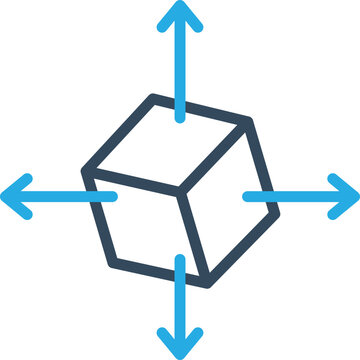 3d Modeling Vector Icon
