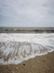 waves on the beach