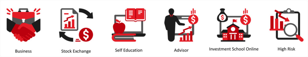 business, stock exchange, self education
