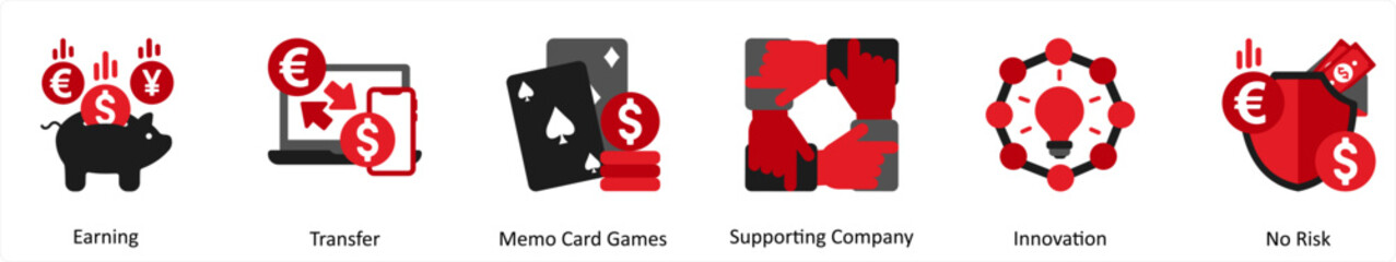 earning, transfer, memo cards game