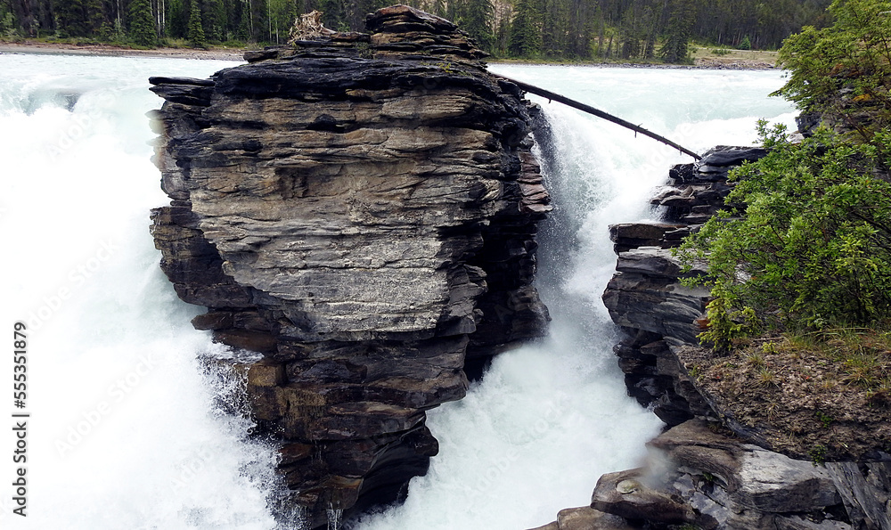 Sticker Athabasca Falls, Jasper, Alberta, Canad