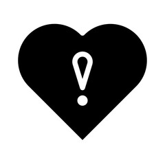 heart icon glyph style