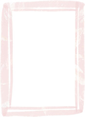 Vector Pink Pastel Frames with Copyspace, Rectangle frame, white background