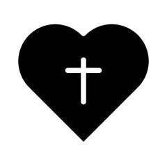 heart icon glyph style