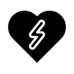 heart icon glyph style