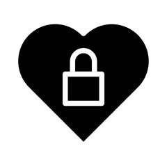 heart icon glyph style