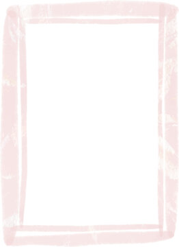 Vector Pink Pastel Frames with Copyspace, Rectangle frame, white background