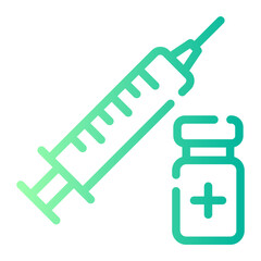 vaccination gradient icon