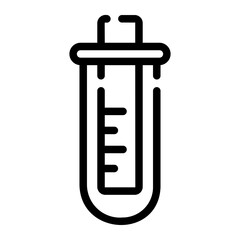 urine test glyph icon