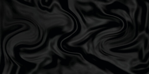 Black silk background . Black fabric background texture . abstract background luxury cloth or liquid wave or wavy folds of grunge silk texture material or smooth and soft luxurious .