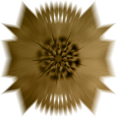 Abstract transparent golden burst texture design element.